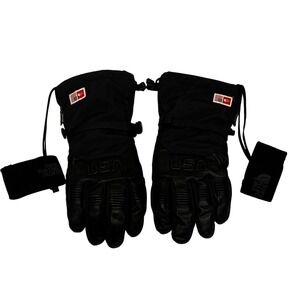 The North Face USA Olympics Gore-Tex Ski Snowboard gloves Mens L Black Insulated